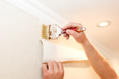 Pose de papier peint à Wuenheim — revêtements muraux et toiles de verre